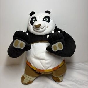 King Fu Panda Talking Po Plush Electronic Wrestling Buddy AA Battery 2010 Tested